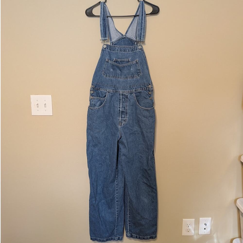 Bolero Blue Denim Overalls With Multi Pockets